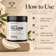 How to use Derma Cow whipped tallow cream