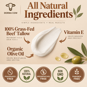 Derma Cow whipped tallow cream ingredients