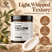 Derma Cow whipped tallow cream texture