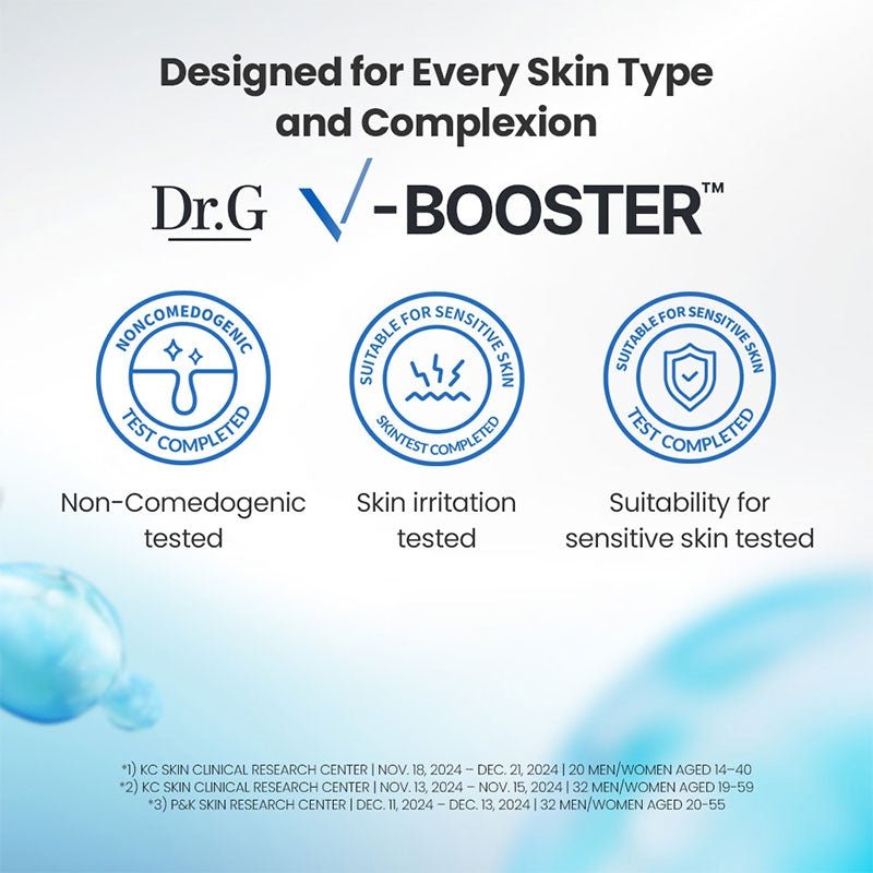 Dr.G 3X Panthenol Hyaluronic Acid Booster Serum 30mL – skin suitability testing