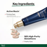 Dr.G Black Snail Glutathione Tone Up Sun SPF50+ PA++++ 50ml — Active Mucin and glutathione