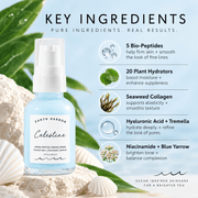 Earth Harbor Celestine key ingredients infographic