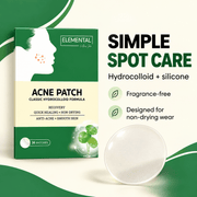 Hydrocolloid and silicone formula with fragrance-free non-drying wear