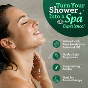 GuruNanda LLC – wholesale Shower Steamer/Bomb – Eucalyptus Vapor Shower Tablets – 10 Count1
