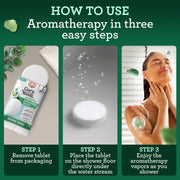 GuruNanda LLC – wholesale Shower Steamer/Bomb – Eucalyptus Vapor Shower Tablets – 10 Count5
