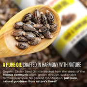 GuruNanda LLC – wholesale Bath/Body Oil – Organic Castor Oil – 8 oz2