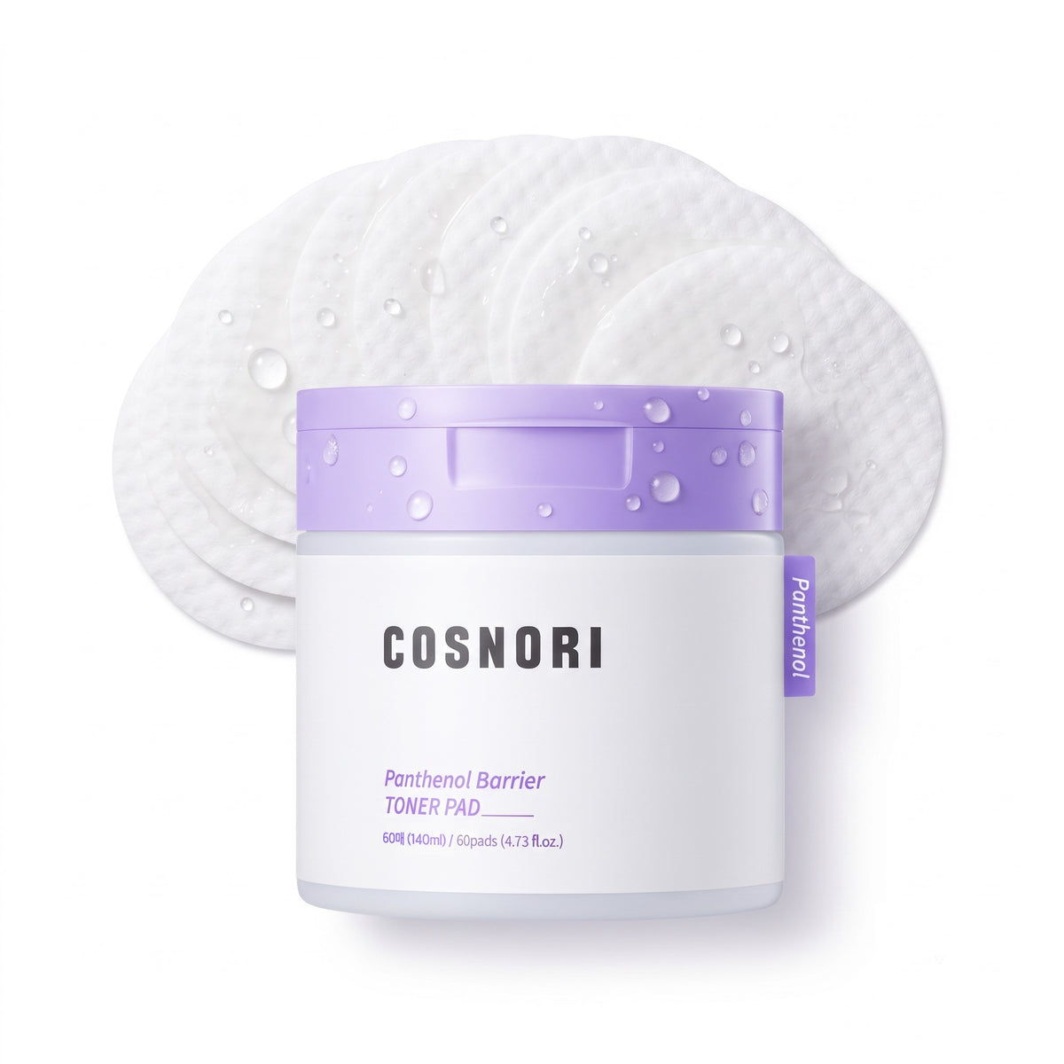 COSNORI Panthenol Barrier Toner Pad 60 Pads - AHVTE
