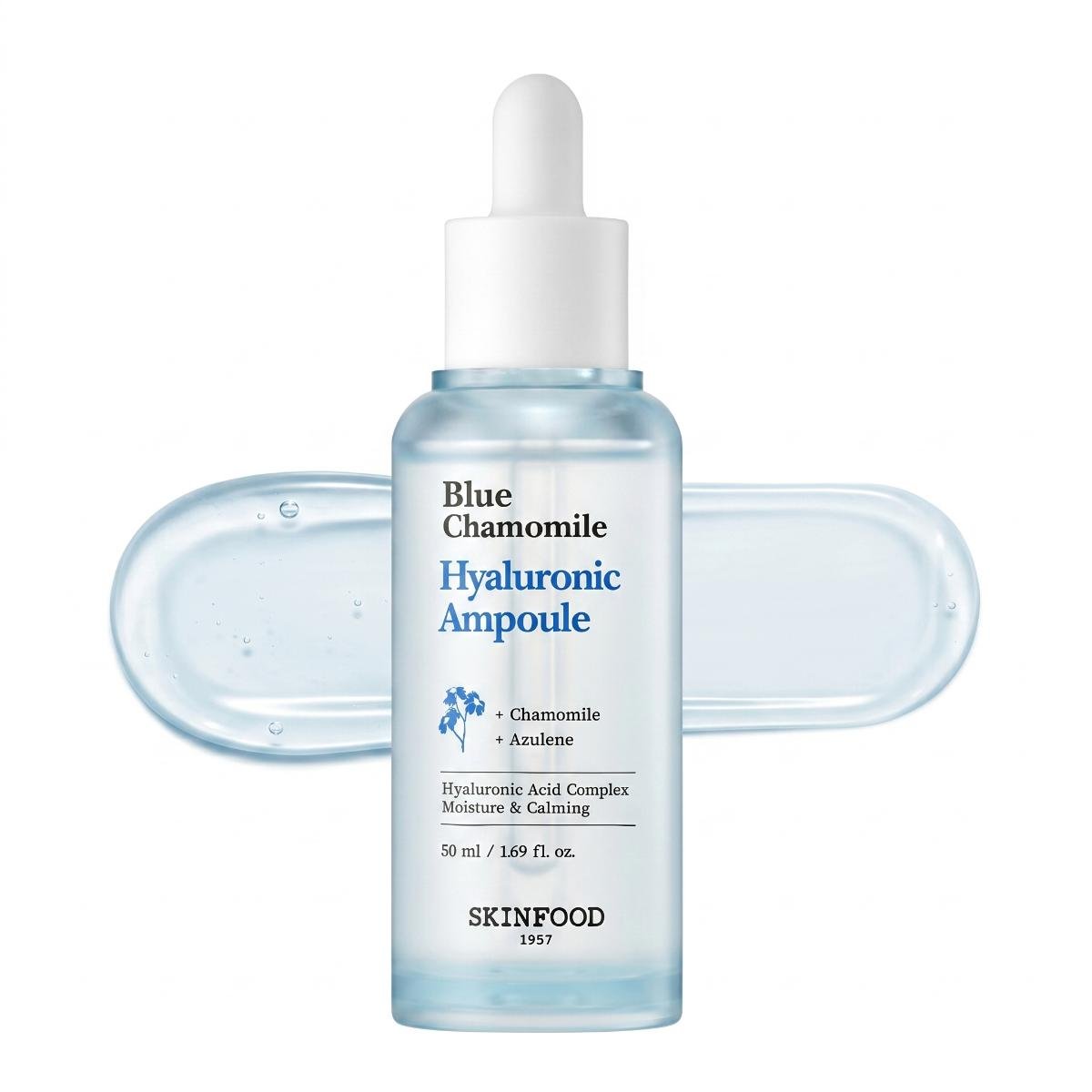 SKINFOOD Blue Chamomile Hyaluronic Ampoule 50ml - AHVTE