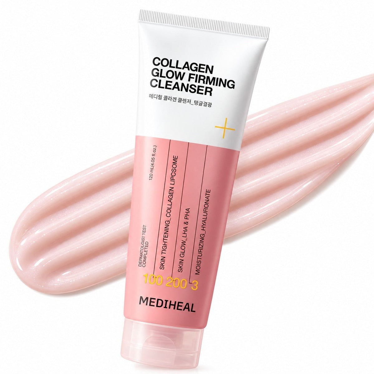 MEDIHEAL Collagen Glow Firming Cleansing Foam 120ml - AHVTE