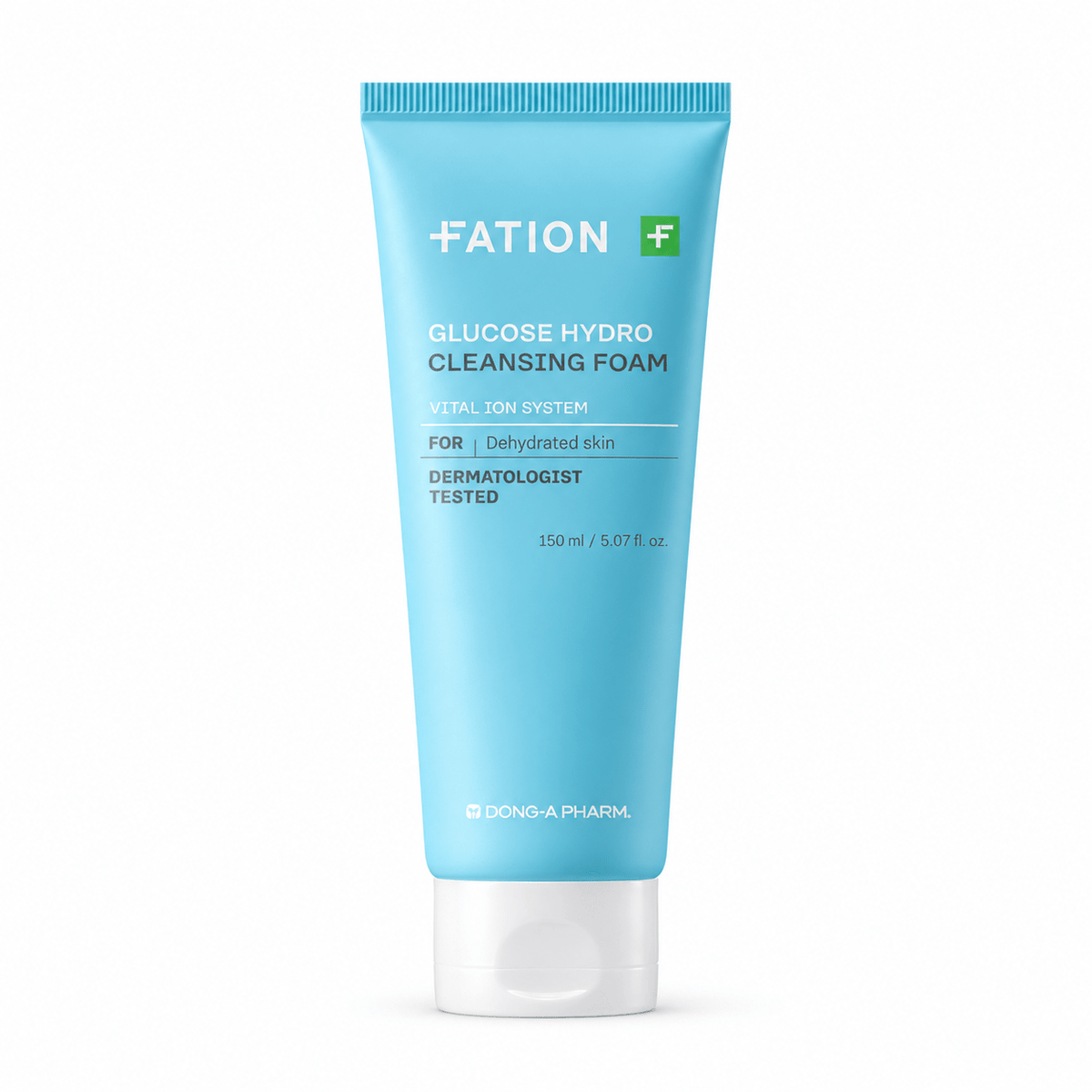 FATION Glucose Hydro Cleansing Foam 150mL blue tube on white