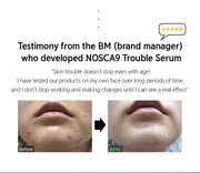 FATION Nosca9 Trouble Serum official developer panel