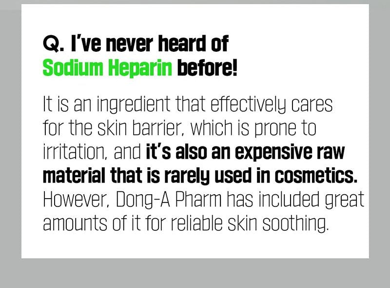 FATION Nosca9 Trouble Clear Toner heparin faq source information