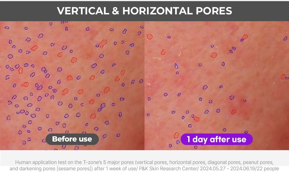 FATION Nosca9 Pore Enhancing Serum: vertical horizontal test