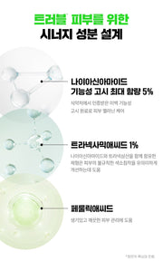 FATION Nosca9 Trouble Toning Ampoule - brightening ingredients (official Korean source)