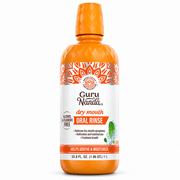 GuruNanda Dry Mouth Oral Rinse Fresh Mint 1 L bottle on white background