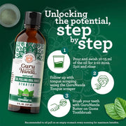 GuruNanda Coconut & Peppermint Oil Pulling, Starter Kit 8 fl. oz. supplier view 5