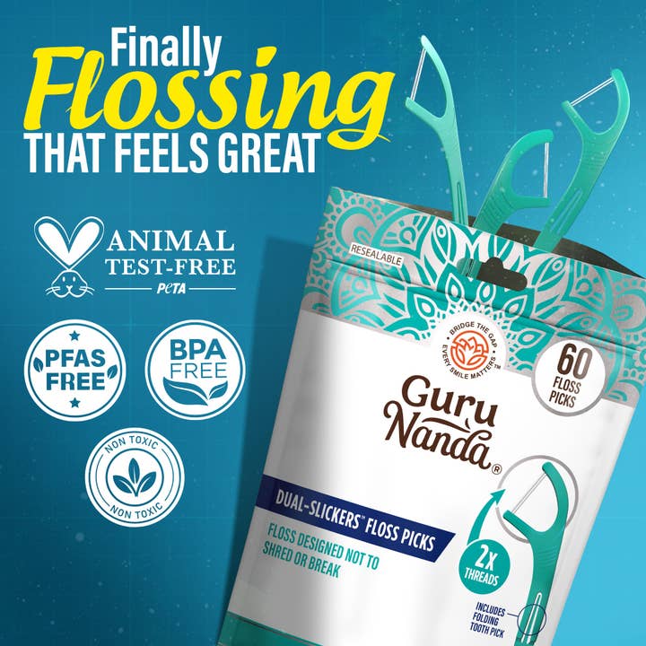 GuruNanda Dual Slickers Floss Picks supplier view 6