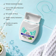 GuruNanda Peppermint Flavored Expandable Dental Floss 55 Yards supplier view 5