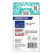 GuruNanda Peppermint Flavored Expandable Dental Floss 55 Yards supplier view 9