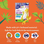 GuruNanda Kids' Giraffe Shaped Flossers, Fluoride-Free supplier view 8