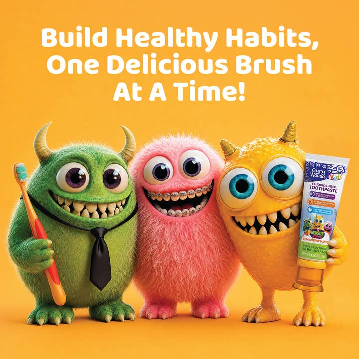 GuruNanda Kids Strawberry Mango Toothpaste supplier image 2