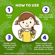 GuruNanda LLC – wholesale Mouthwash – Kids Oil Pulling with Bubble Berry & CoQ10 – 8 fl oz3