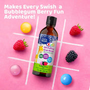 GuruNanda LLC – wholesale Mouthwash – Kids Oil Pulling with Bubble Berry & CoQ10 – 8 fl oz5