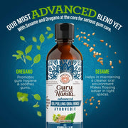 GuruNanda LLC – wholesale Mouthwash – Advanced Oil Pulling with Sesame & Oregano – 8 fl. oz.1