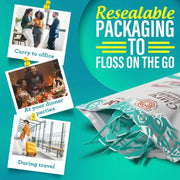 Resealable Slimpicks travel pouch