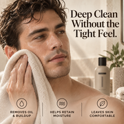 HygieneLab Face Wash deep clean without tight feel