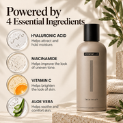 HygieneLab Face Wash key ingredients hyaluronic acid niacinamide vitamin C and aloe vera