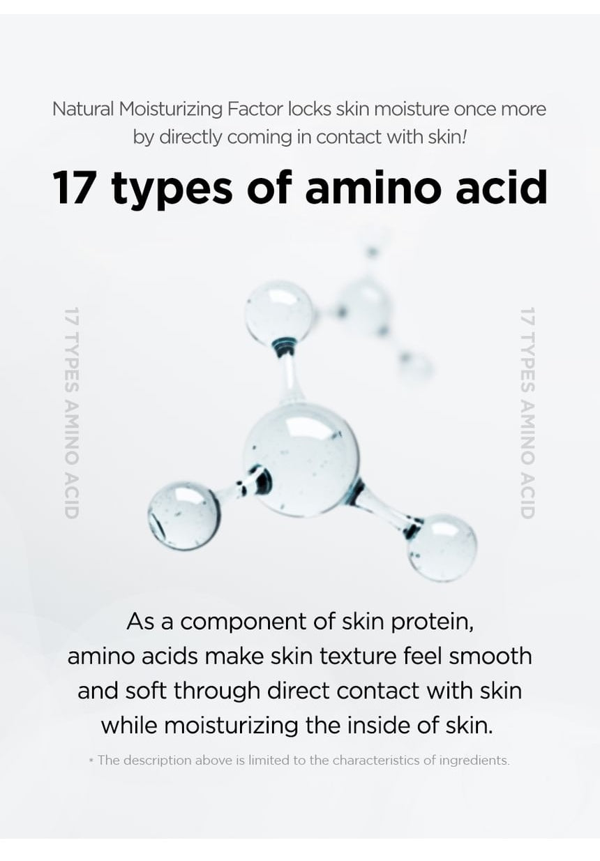 Isntree Hyaluronic Acid Low-pH Cleansing Foam 150mL: seventeen amino acids