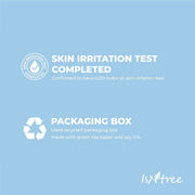 Isntree Hyaluronic Acid Low-pH Cleansing Foam 150mL: skin test and packaging
