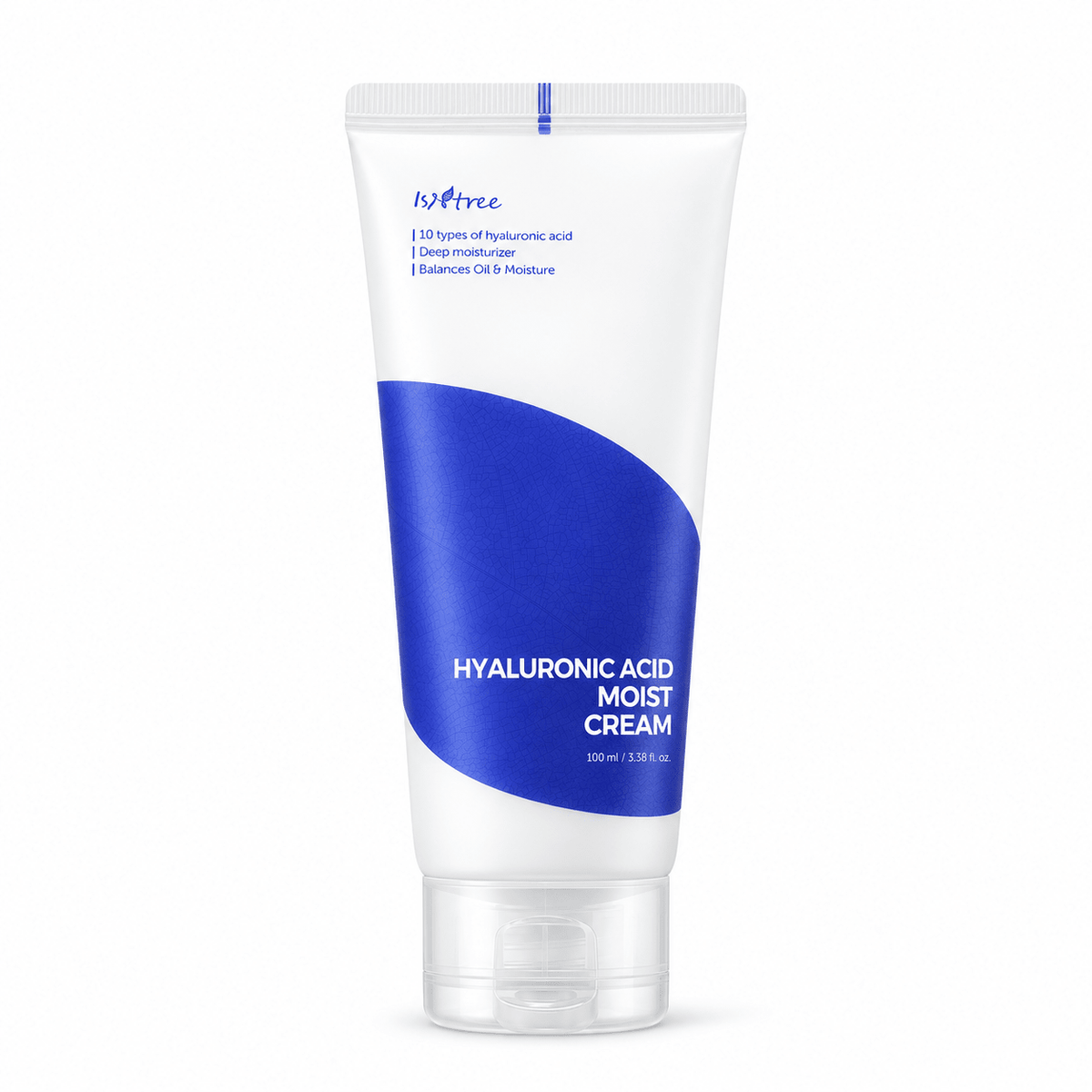 Isntree Hyaluronic Acid Moist Cream 100mL on a white background