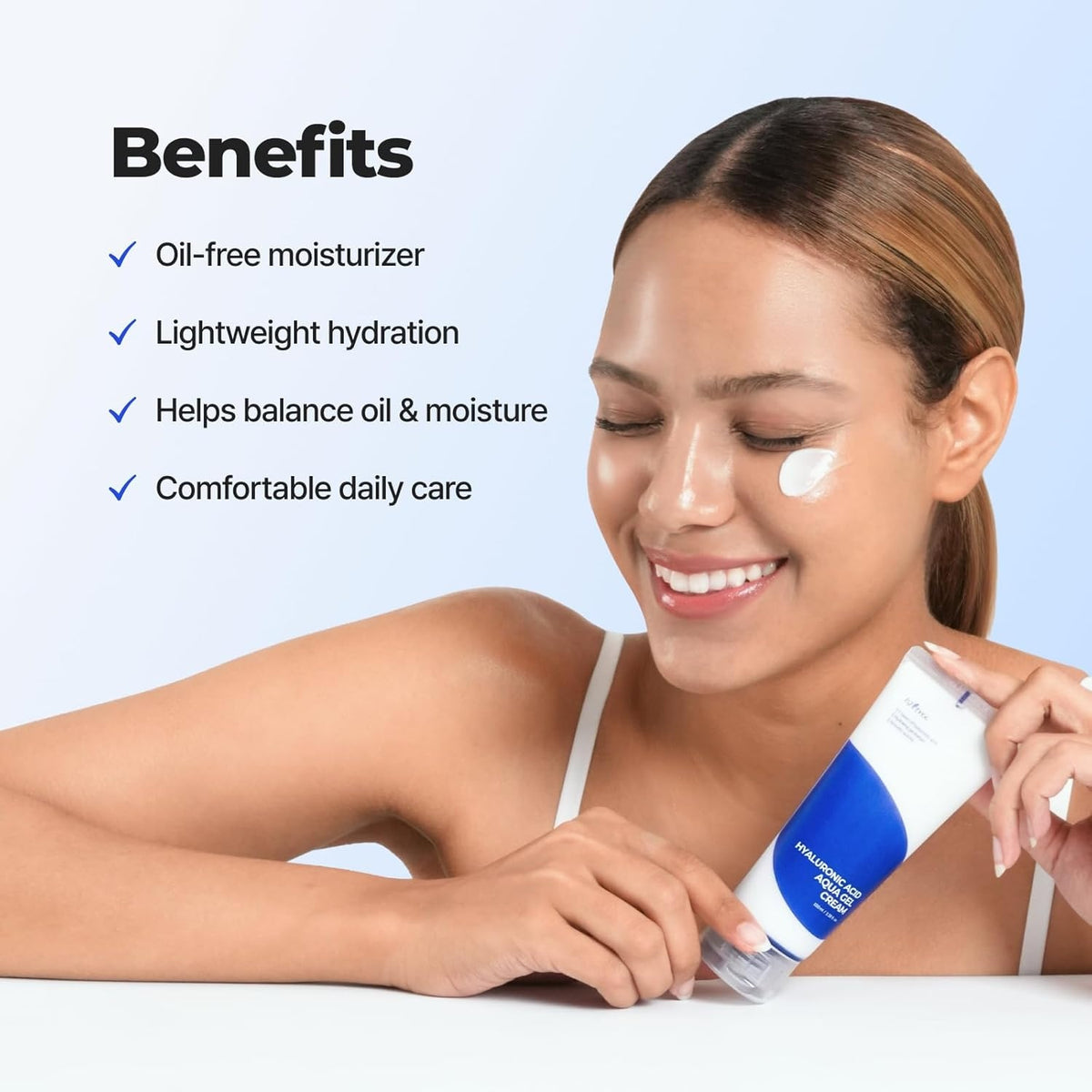 Isntree Hyaluronic Acid Aqua Gel Cream 100mL: moisture benefits