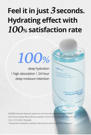 Isntree Ultra-Low Molecular Hyaluronic Acid Toner 300mL: consumer satisfaction