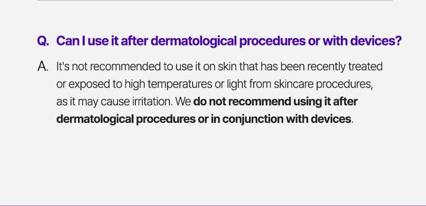 Isntree Onion Newpair Booster Shot 2000 50mL: FAQ: procedures and skincare devices