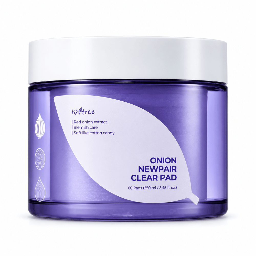 Isntree Onion Newpair Clear Pad 60 Pads 250mL on a white background