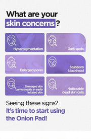 Isntree Onion Newpair Clear Pad 60 Pads: Skin concern overview