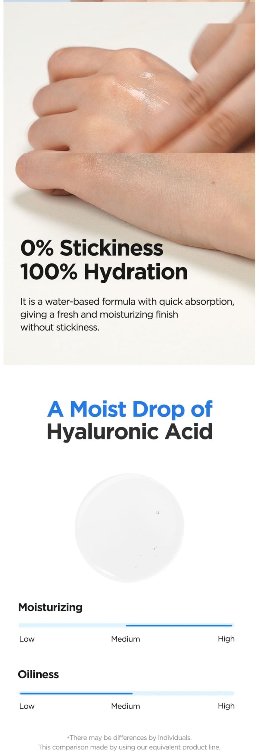 Isntree Hyaluronic Acid Toner 400mL: watery texture and finish
