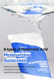 Isntree Hyaluronic Acid Watery Sun Gel SPF50+ PA++++ 50mL - eight hyaluronic acid ingredients