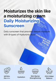 Isntree Hyaluronic Acid Watery Sun Gel SPF50+ PA++++ 50mL - gel cream formula features