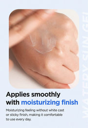 Isntree Hyaluronic Acid Watery Sun Gel SPF50+ PA++++ 50mL - moisturizing texture explanation