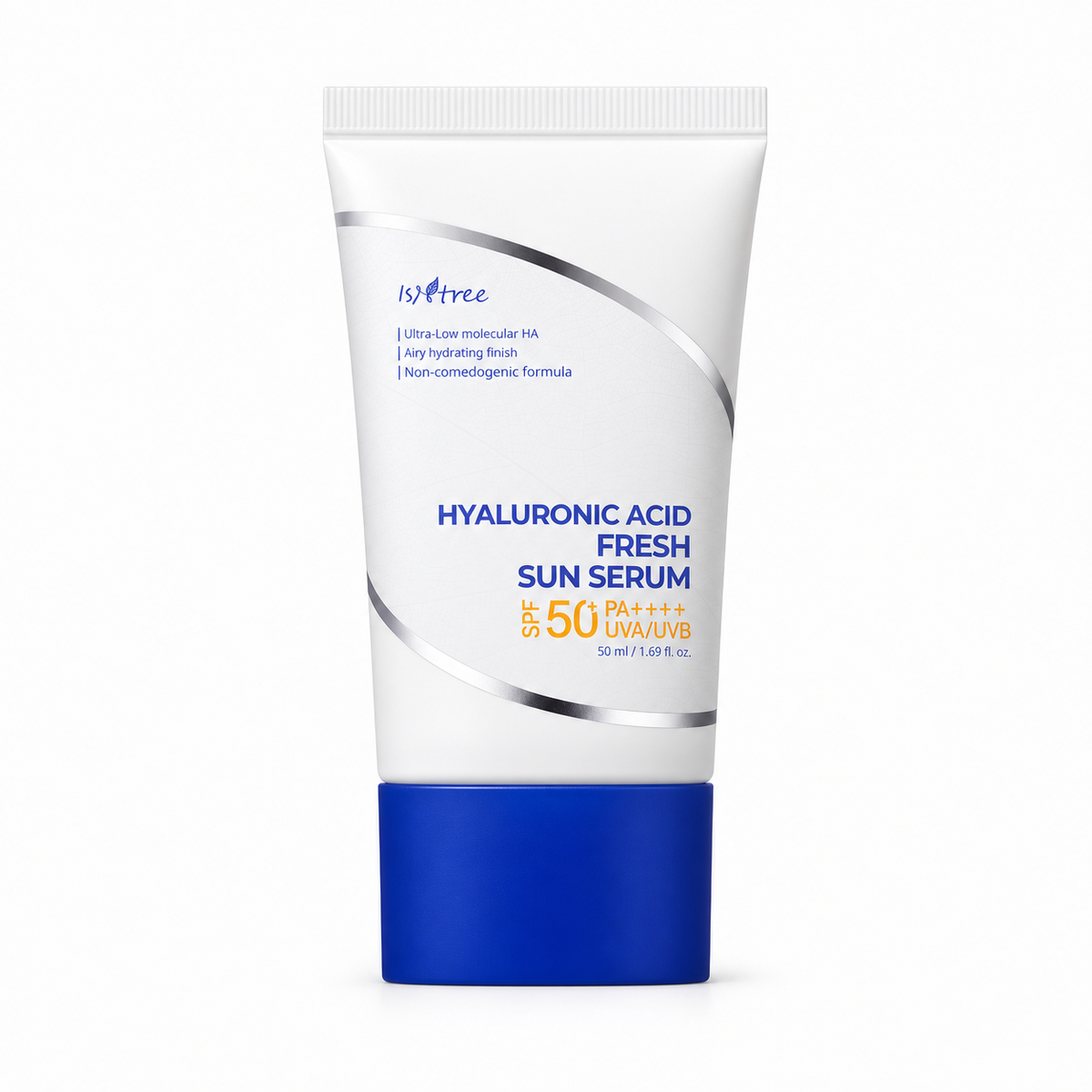 Isntree Hyaluronic Acid Fresh Sun Serum SPF50+ PA++++ 50mL - generated studio product image on a white background