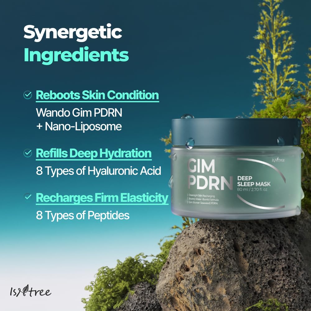 Isntree Gim PDRN Deep Sleep Mask 80mL ingredient complex information