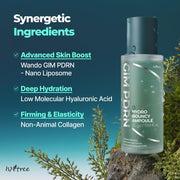Isntree Gim PDRN Hydro Bouncy Ampoule 50mL ingredient complex information