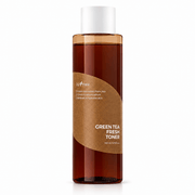 Isntree Green Tea Fresh Toner 200mL product packaging on a white background