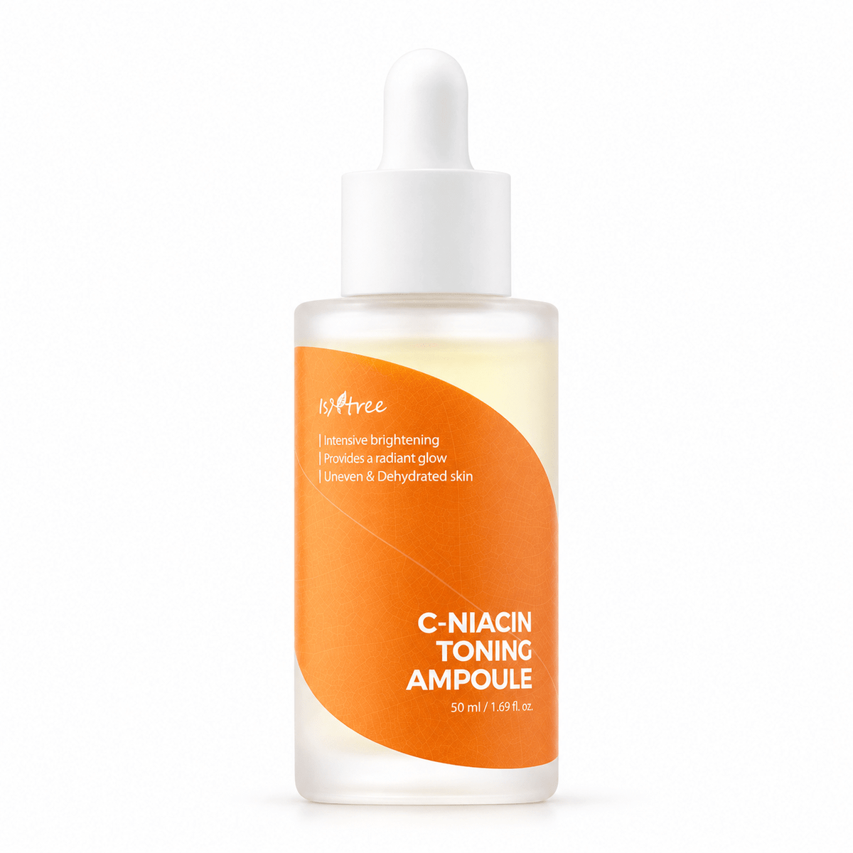 Isntree C-Niacin Toning Ampoule 50mL product packaging on a white background