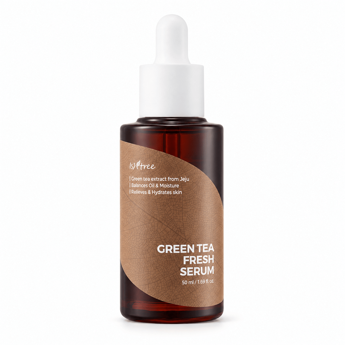 Isntree Green Tea Fresh Serum 50mL product packaging on a white background