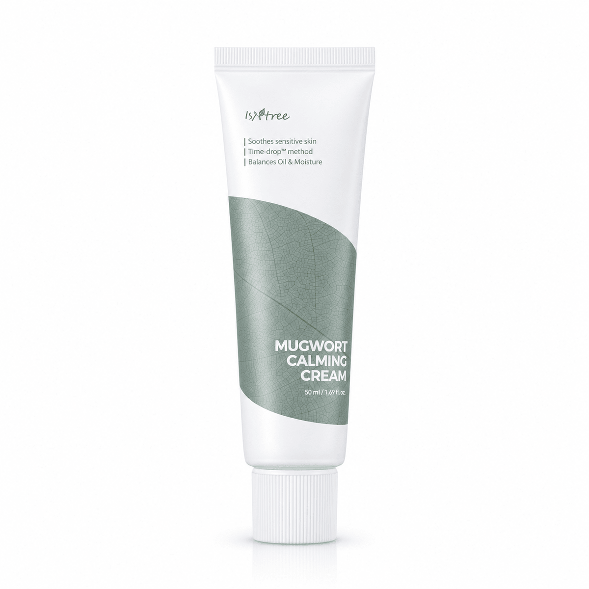 Isntree Mugwort Calming Cream 50mL front packaging on white background